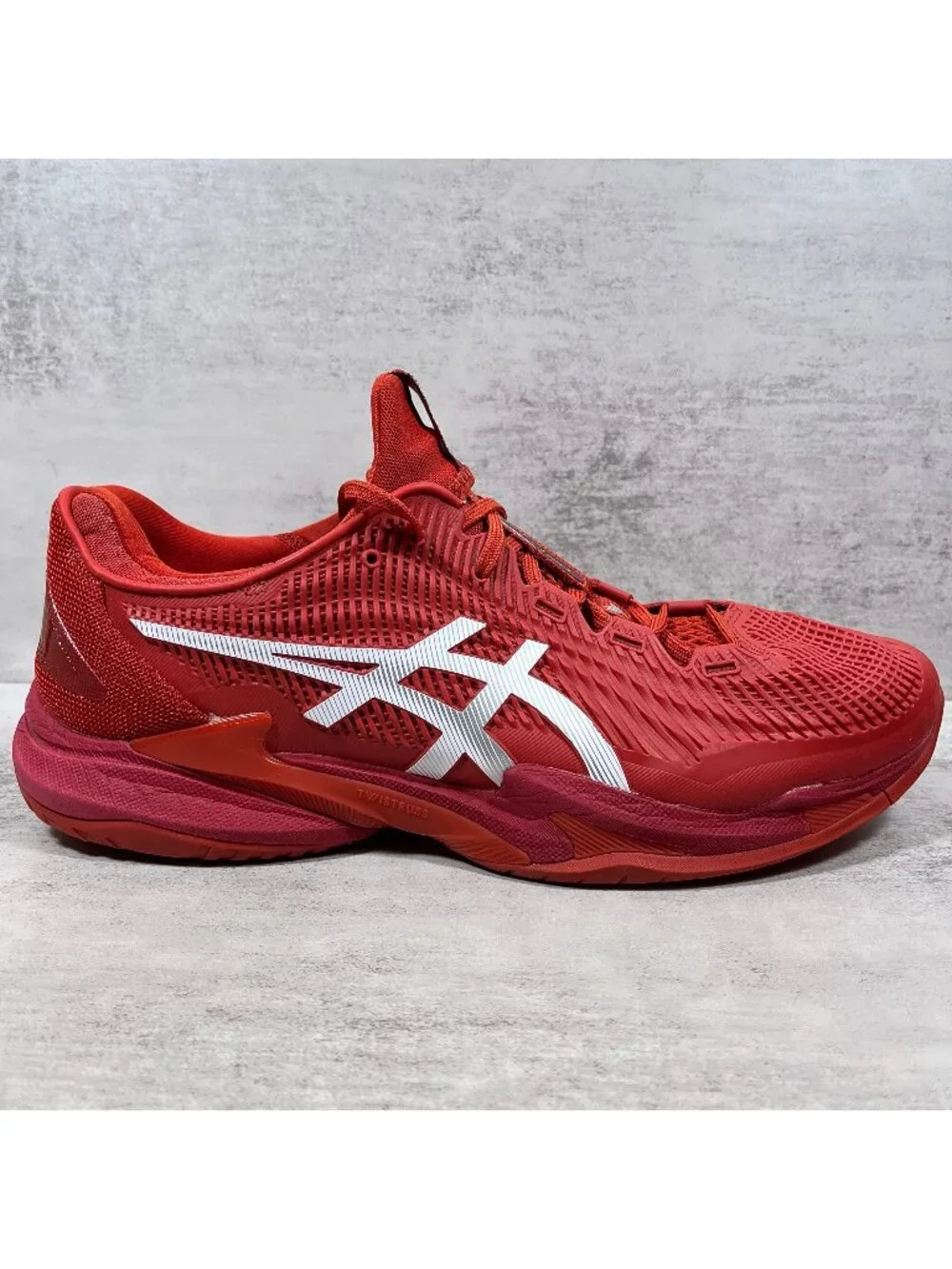 Asics Court FF Novak Djokovic Tennis Shoes - Men's Size 12 - Red